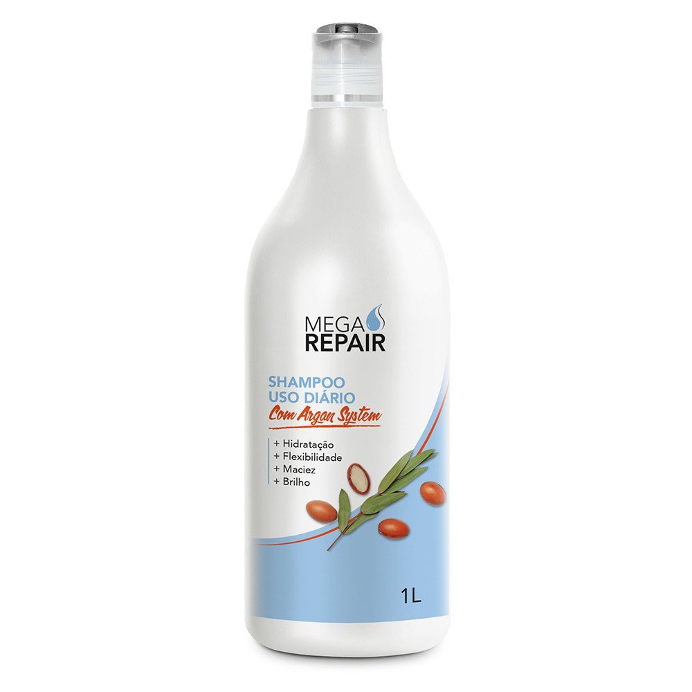 SHAMPOO USO DIARIO MEGA REPAIR ARGAN 1L